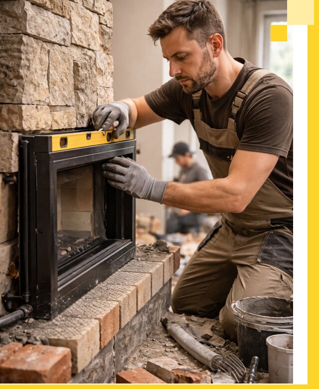 Дровяные камины под ключ в Гае: монтаж, обустройство