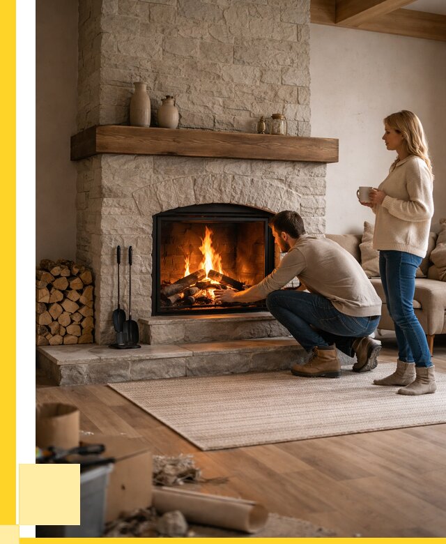 Камины для загородного дома в Гае от 355810 р., ЭриданГай