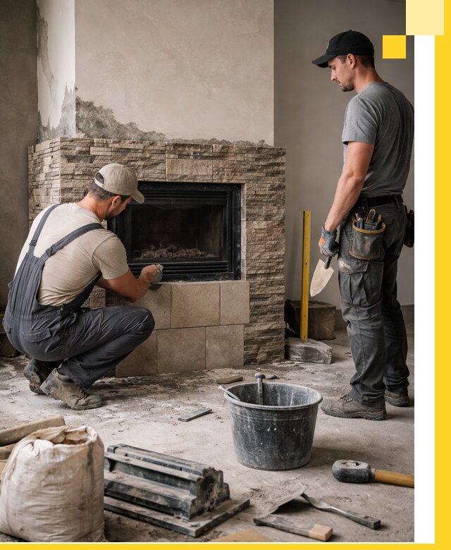 Камины под ключ в Гае: проект, изготовление и монтаж