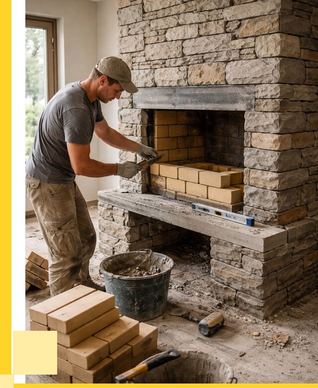 Кладка каминов и камина в Гае от 25415 р. ЭриданГай