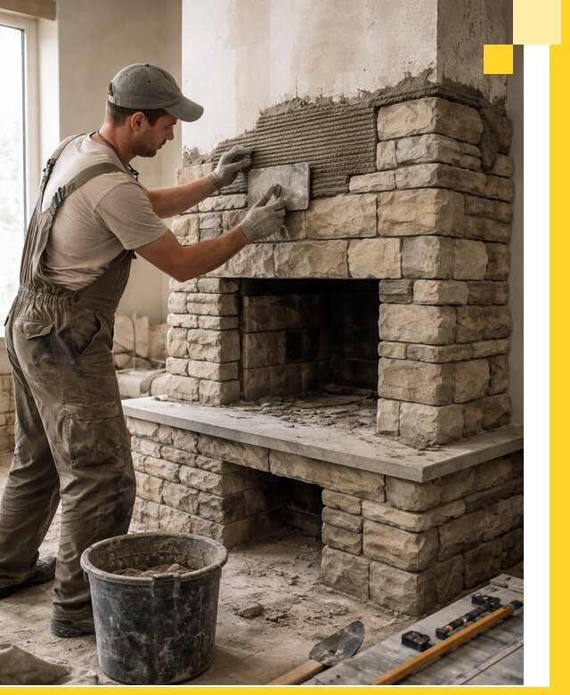 Строительство каминов под ключ в Гае от проектирования до монтажа