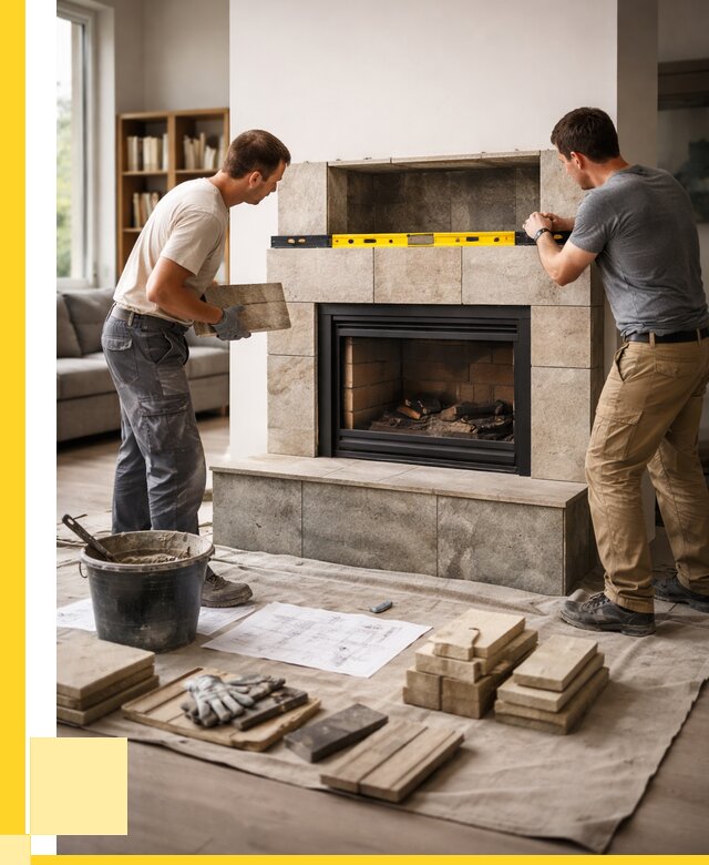 Монтаж каминов и установка в Гае от 45747 р. | ЭриданГай