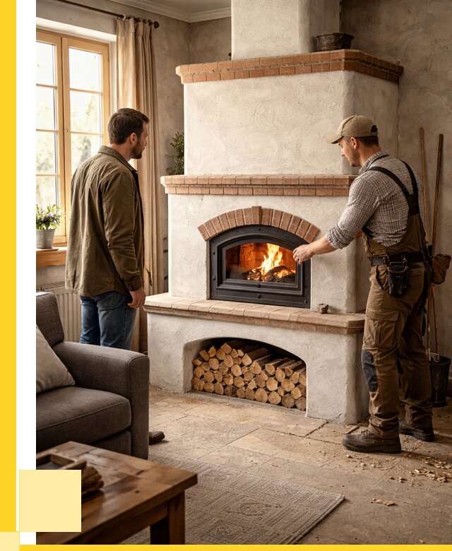 Печи камины в Гае: кирпичные, изразцовые от 60996 р. | ЭриданГай