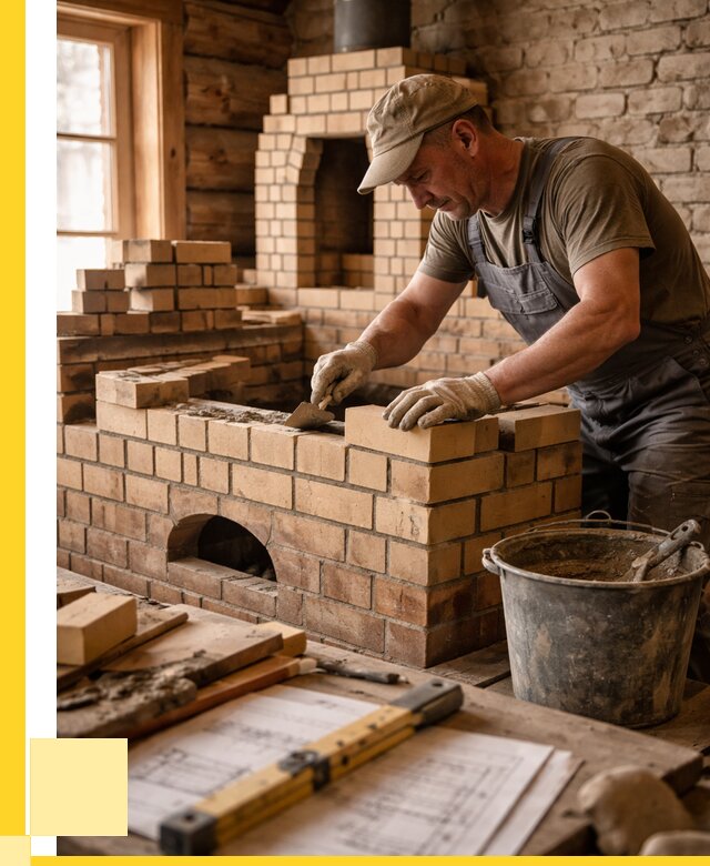 Кладка печей из кирпича в Гае цены от 30498 р. - ЭриданГай