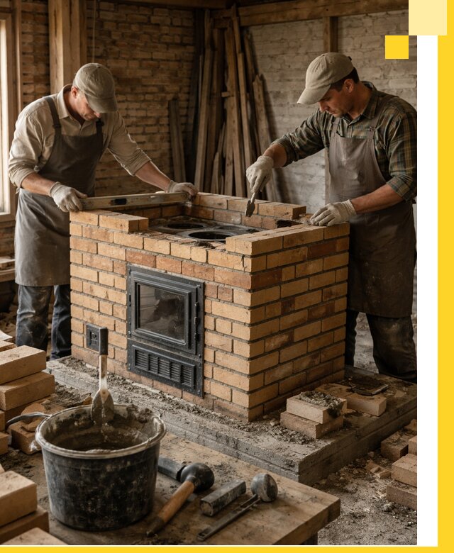 Изготовление и установка варочных печей под ключ в Гае