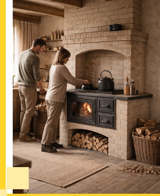 Печи с плитой в Гае от 45747 р. | ЭриданГай — кирпичная печь