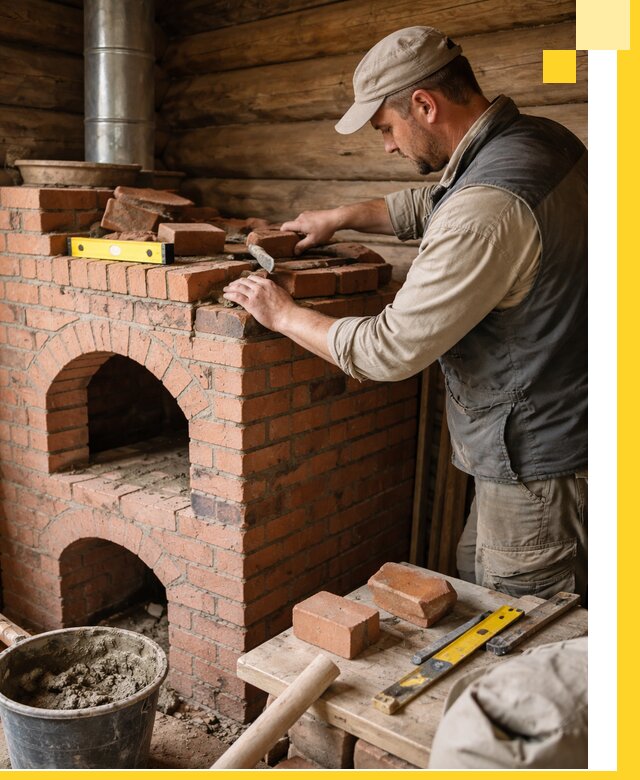 Изготовление и установка русских печей в Гае под ключ