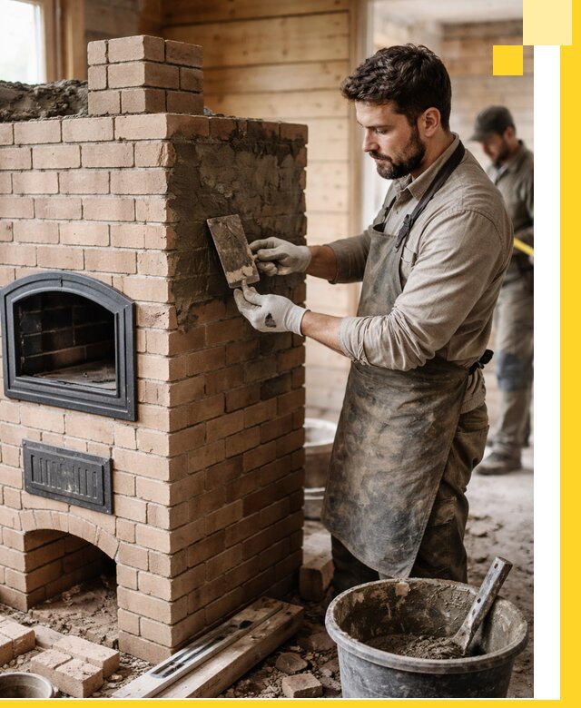 Изготовление и установка печей-шведок под ключ в Гае