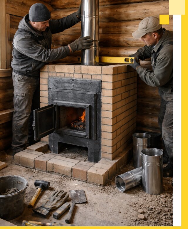 Проектирование, изготовление и установка банных печей в Гае