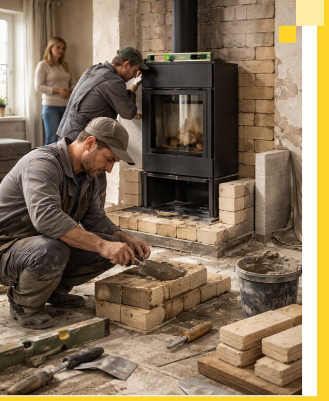 Печи и камины под ключ: проект, установка в Гае