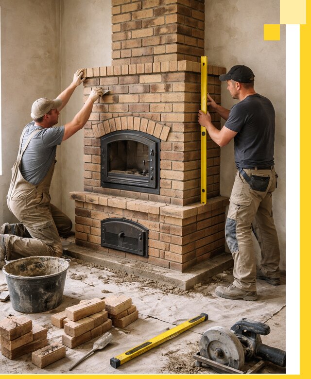 Продажа и установка печей и каминов для дома под ключ в Гае