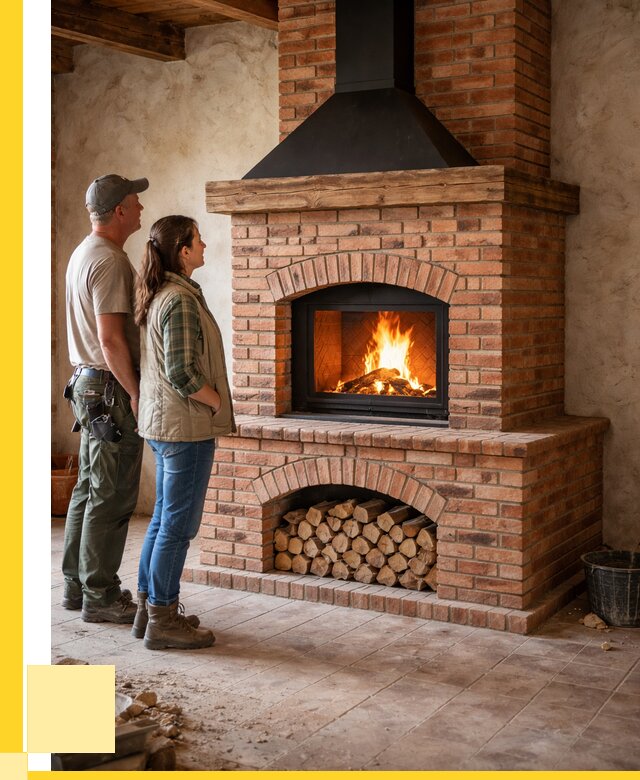 Печи камины из кирпича в Гае от 121992 р. | ЭриданГай