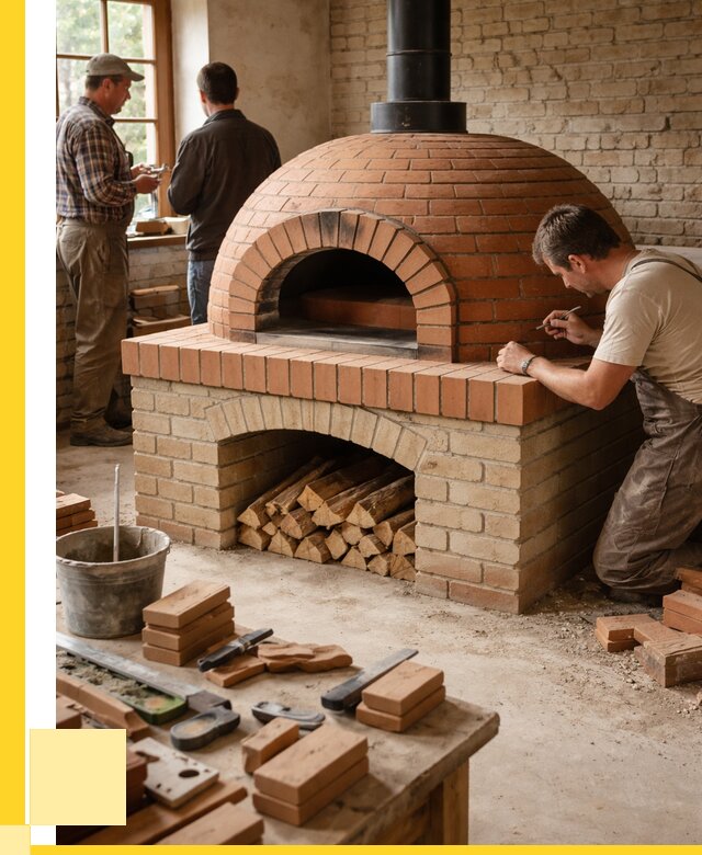 Помпейская печь дровяная для пиццы в Гае | ЭриданГай от 203320 р.