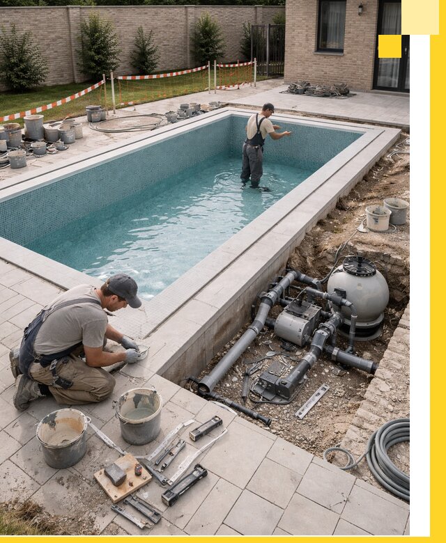 Строительство бассейнов под ключ в Гае: проекты и монтаж