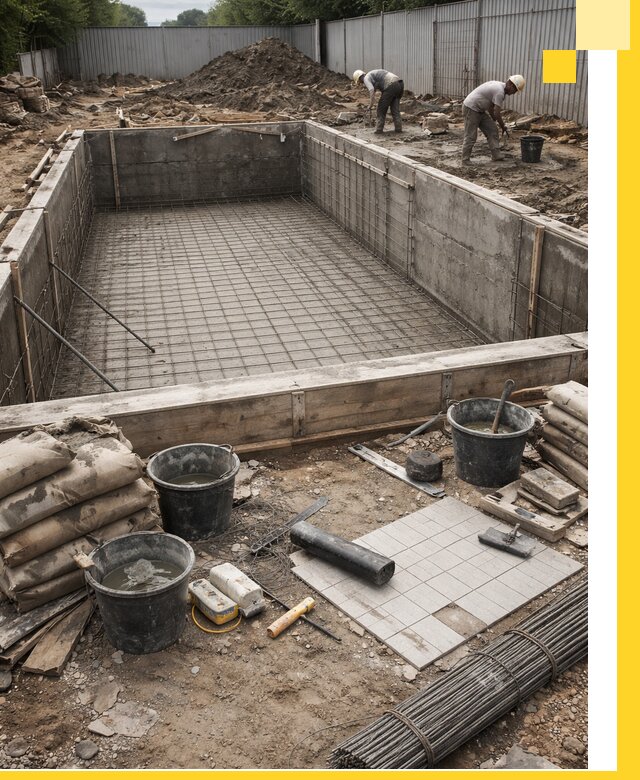 Строительство бассейнов под ключ в Гае, дизайн и монтаж