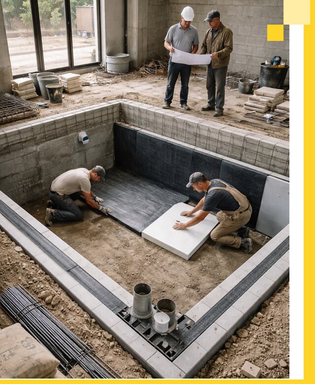 Проекты частных и общественных бассейнов под ключ в Гае