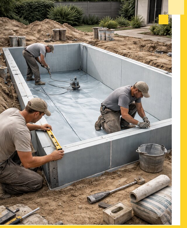 Профессиональный монтаж бассейнов под ключ в Гае с гарантией