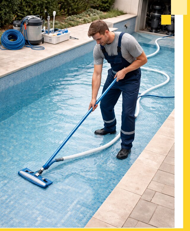 Профессиональная чистка бассейнов и фильтров в Гае под ключ