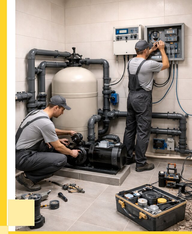 Монтаж оборудования для бассейнов в Гае от 40664 р. | ЭриданГай