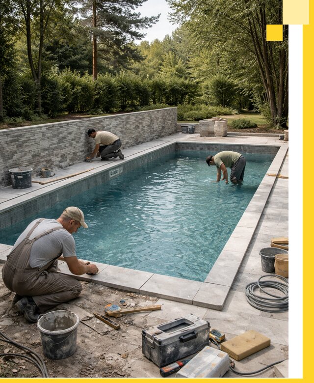 Проектирование и строительство частных бассейнов в Гае