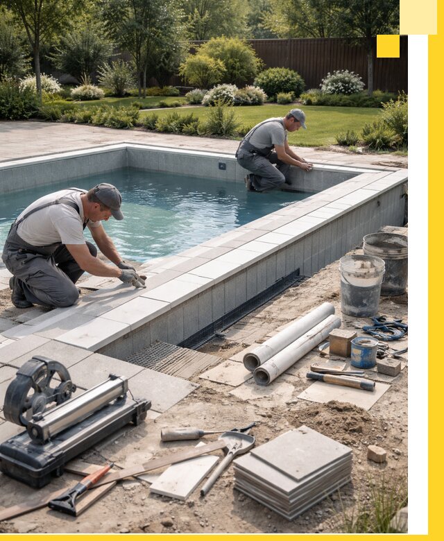 Строительство открытых бассейнов под ключ в Гае профессионально