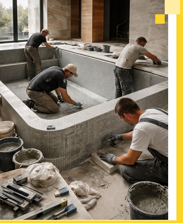 Строительство и установка СПА бассейнов под ключ в Гае