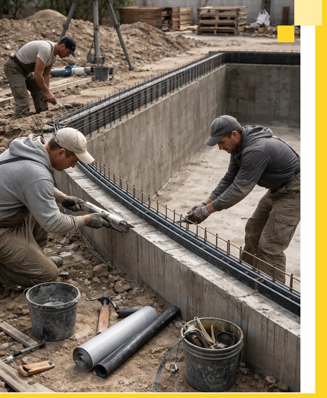 Качественный монтаж чаши бассейна в Гае под ключ с гарантией