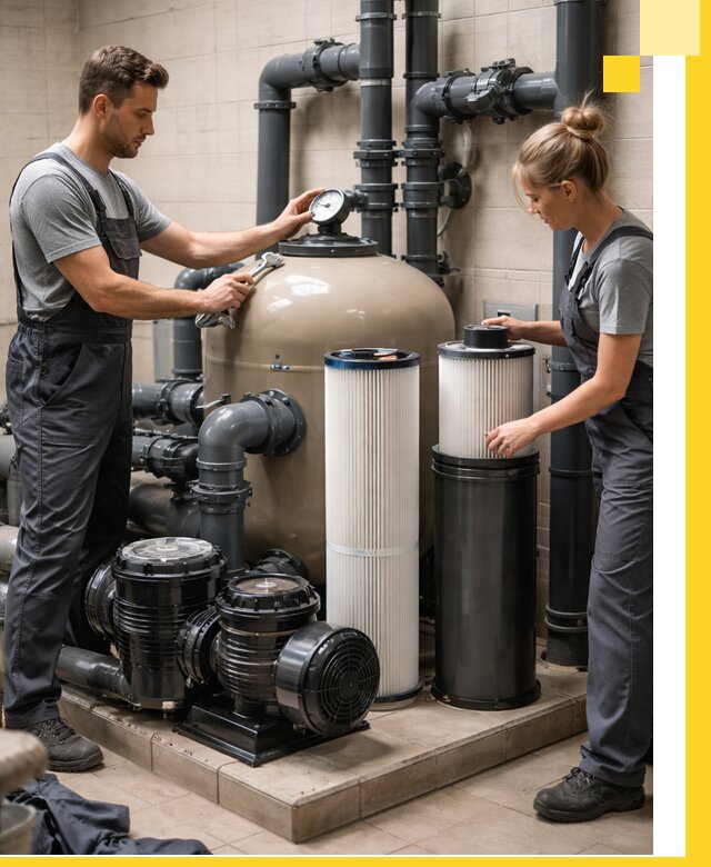 Фильтры и системы фильтрации для бассейнов в Гае