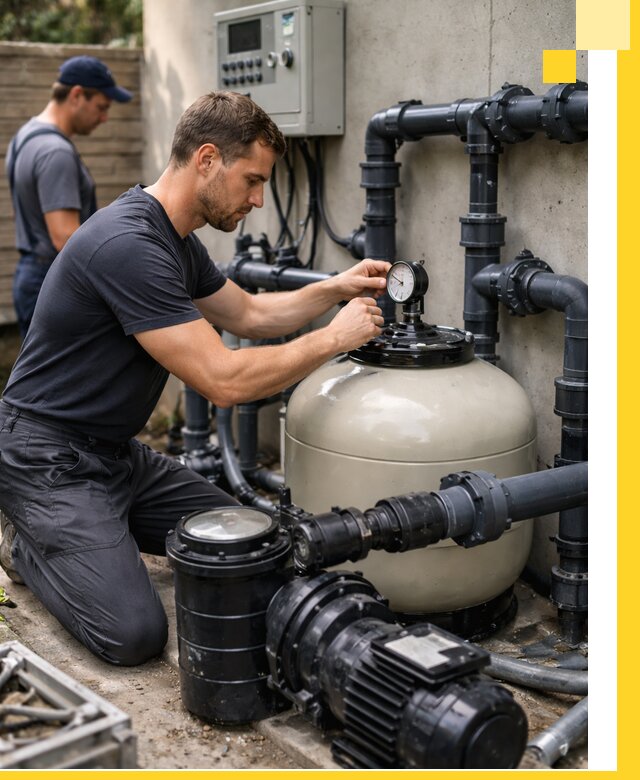 Поставка и монтаж фильтровального оборудования для бассейнов в Гае