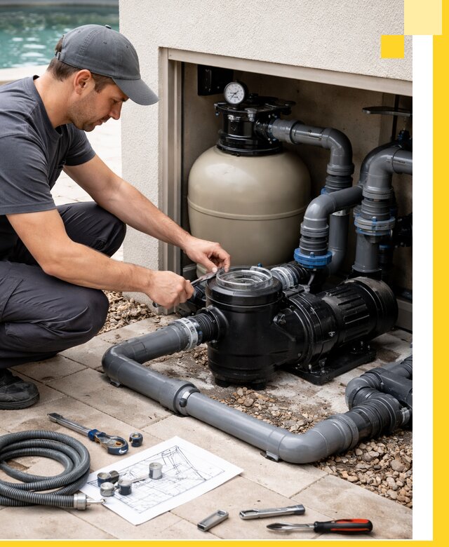 Поставка, монтаж и сервис насосов для бассейнов в Гае