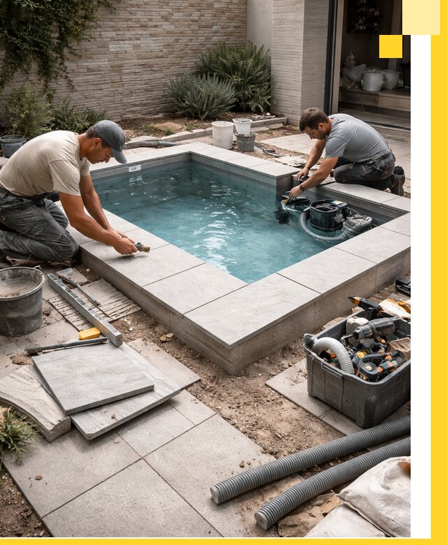 Мини бассейны под ключ в Гае, дизайн и установка