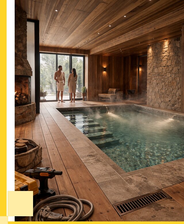 Проекты бань с бассейном под ключ в Гае от 76245 р., ЭриданГай