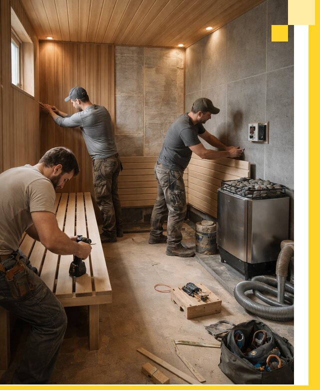 Сауны под ключ в Гае, проектирование, строительство, отделка