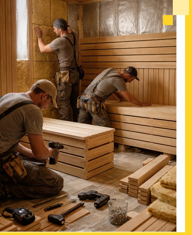 Профессиональное строительство саун под ключ в Гае