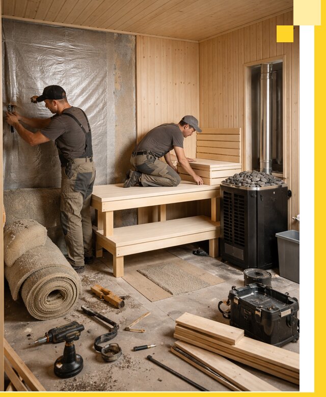 Проекты саун под ключ в Гае дизайн и строительство