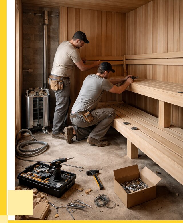 Монтаж саун под ключ в Гае от 121992 р. | ЭриданГай