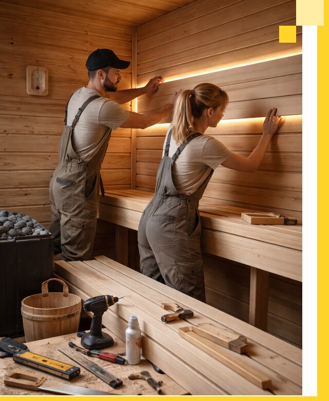 Дизайн саун и бань под ключ с индивидуальным проектом в Гае