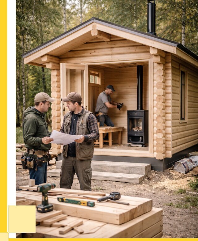 Монтаж бань под ключ в Гае — от 203320 р. | ЭриданГай