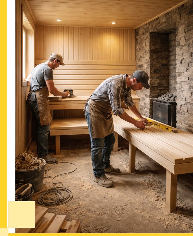 Отделка бани в Гае: внутренняя отделка от 3050 р. | ЭриданГай