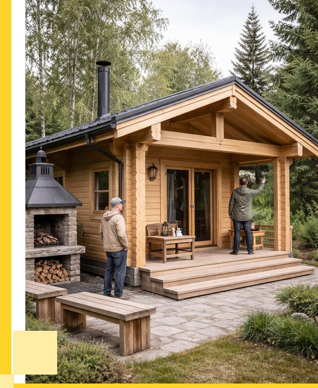 Деревянные бани под ключ в Гае от 457470 р. | ЭриданГай