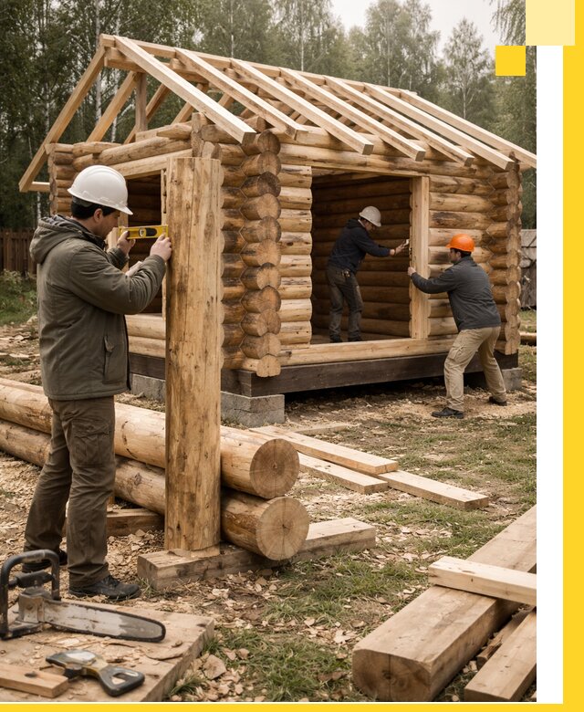 Строительство бань для дачи под ключ в Гае с доставкой и монтажом