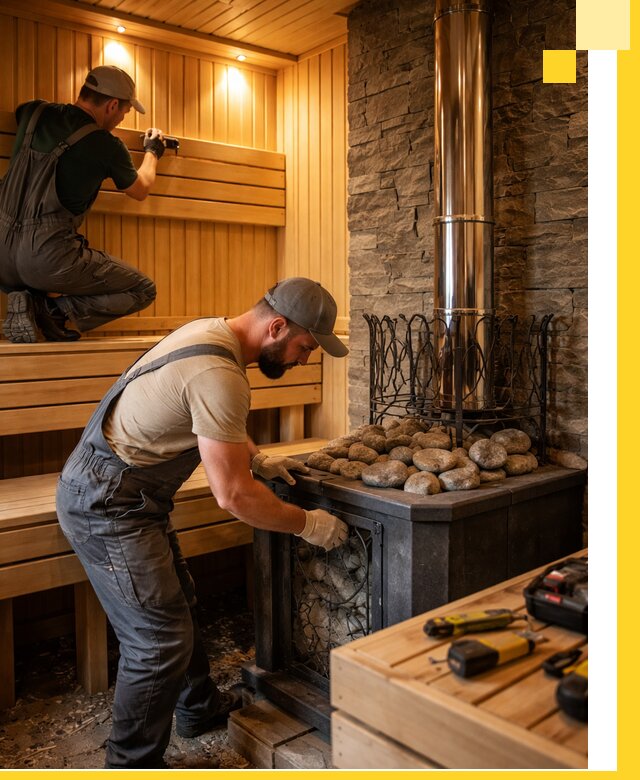 Комплексный дизайн бань, саун и зон отдыха в Гае