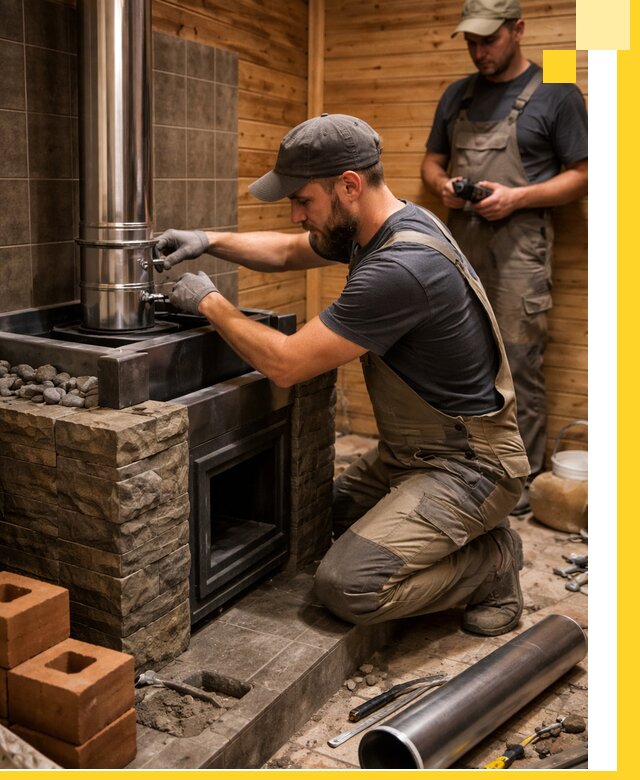 Изготовление и установка банных печей под ключ в Гае