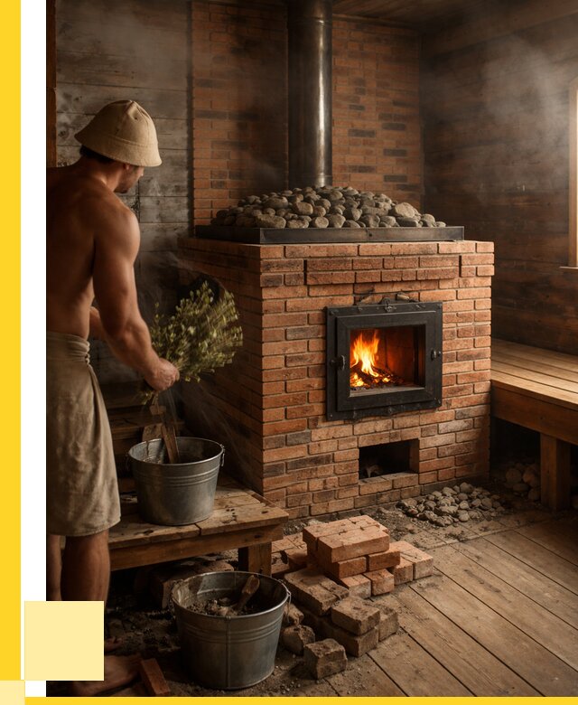 Кирпичные банные печи в Гае от 91494 р. | ЭриданГай
