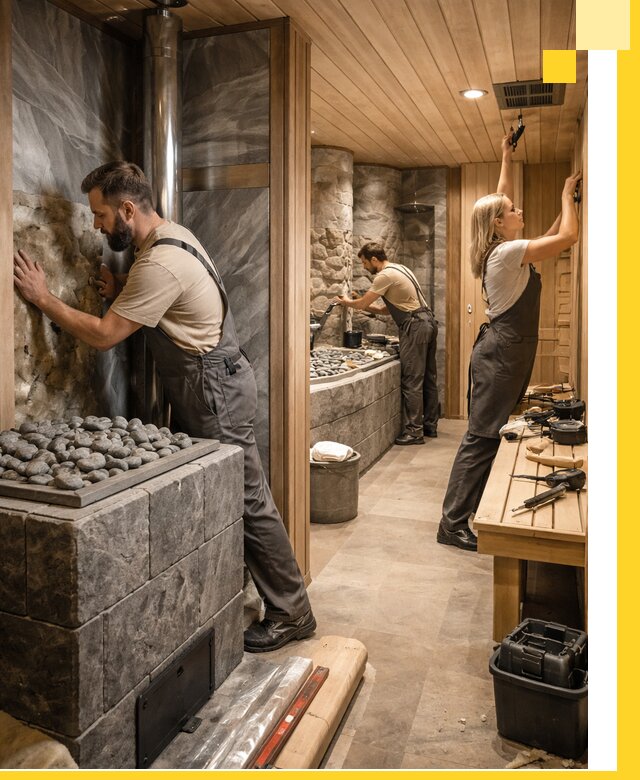Строительство бань и SPA процедур в Гае под ключ и отделкой