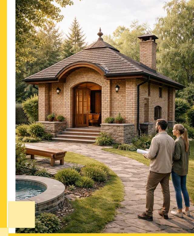 Проект кирпичной бани в Гае от 30498 р. | ЭриданГай