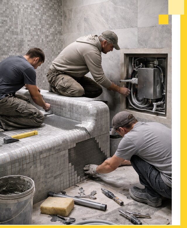 Проекты хамамов под ключ в Гае и дизайн и строительство