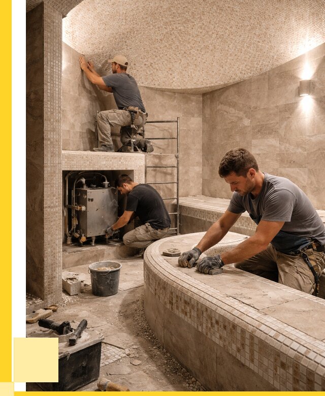 Монтаж хамамов под ключ в Гае от 254150 р. ЭриданГай