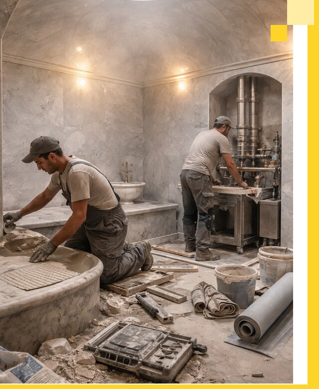 Строительство турецких бань хаммам под ключ в Гае