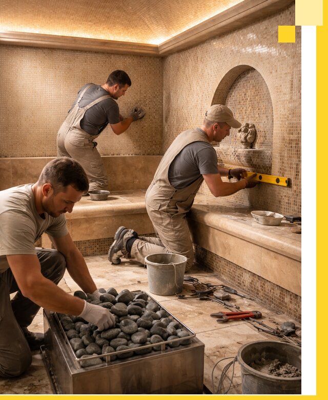 Проектирование и строительство хамама и сауны в Гае